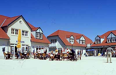 Die Promenade von Rerik an der Ostsee